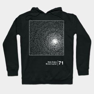 Nick Drake / Minimalist Style Graphic Artwork Hoodie